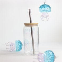 Decor By Glassor Sklenička s medúzami 
