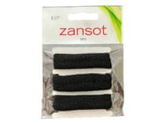 ZANSOT Zansot Elastické gumičky do vlasů, tkanina 3 ks černá