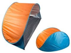CoZy Plážový stan s UV ochranou 190x115x95 cm - modrý/oranžový