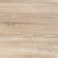 Intesi Skládací dvousedadlový stůl 60 x 60 cm s efektem dřeva