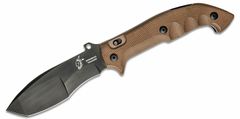 Fox Knives FX-501 TRACKER MESAWAKI taktický kapesní nůž 13,5 cm, černá, tmavě hnědá, G10, pouzdro
