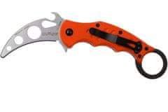 Fox Knives FX-599 TK tréninkový kapesní nůž - karambit 6,5 cm, oranžová, G10