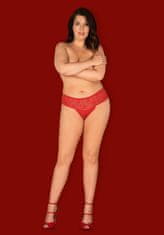 Obsessive Červené Erotické Kalhotky Obsessive Blossmina 4Xl