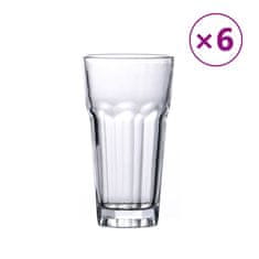 Vidaxl Sklenice na pivo 6 ks 310 ml