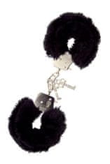 Easytoys Pouta-Metal Handcuff With Plush Black