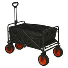 ProGarden KO-LE9000020 Plážový vozík skládací 87 cm černá