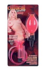 Seven Creations Pumpa-Clitoral Vibrating Pump - Clear Hot Pink