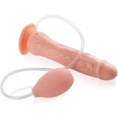 XSARA Realistický penis na přísavce dildo s výstřikem - 73883441