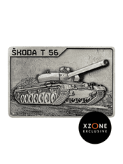 Sběratelská plaketka World of Tanks - Škoda T-56 (Xzone Exclusive)