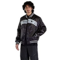 New Era Bomber Las Vegas Raiders NFL Satin Black Bomber Jacket UNISEX Black/ White S Černá