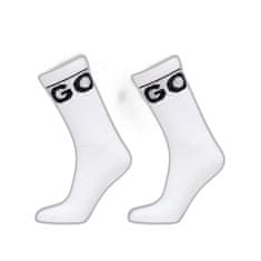 Hugo Boss Ponožky Iconic Socks 2-Pack White 39-42 39-42 Bílá