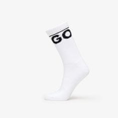 Hugo Boss Ponožky Iconic Socks 2-Pack White 39-42 39-42 Bílá