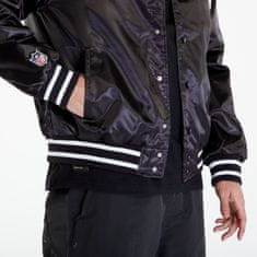 New Era Bomber Las Vegas Raiders NFL Satin Black Bomber Jacket UNISEX Black/ White S Černá