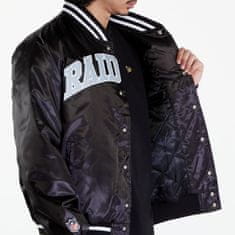 New Era Bomber Las Vegas Raiders NFL Satin Black Bomber Jacket UNISEX Black/ White S Černá