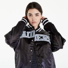 New Era Bomber Las Vegas Raiders NFL Satin Black Bomber Jacket UNISEX Black/ White S Černá