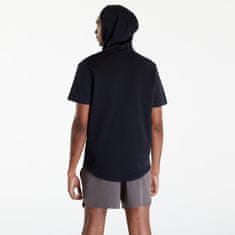 Under Armour Mikina Project Rock Payoffhortleeve Terry Hoodie Black/ Coastal Teal M Černá