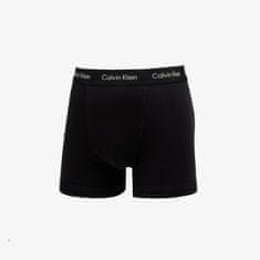 Calvin Klein Boxerky Cottontretch Classic Fit Boxer 3-Pack Black M Černá