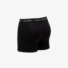 Calvin Klein Boxerky Cottontretch Classic Fit Boxer 3-Pack Black M Černá