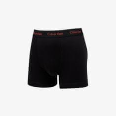 Calvin Klein Boxerky Cottontretch Classic Fit Boxer 3-Pack Black M Černá