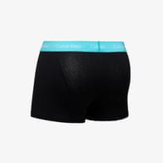 Calvin Klein Boxerky Cottontretch Low Rise Trunk 3-Pack Black L Černá