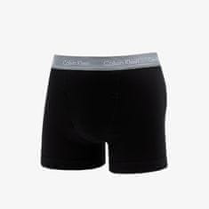 Calvin Klein Boxerky Cottontretch Classic Fit Boxers 3-Pack Black L Černá