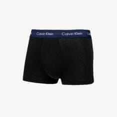 Calvin Klein Boxerky Cottontretch Low Rise Trunk 3-Pack Black L Černá