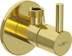 Mexen Mexen R2 rohový ventil pro baterii 1/2"x3/8", zlatý - 79972-50 - MEXEN