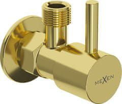 Mexen Mexen R1 rohový ventil pro baterii 1/2"x3/8", zlatý - 79970-50 - MEXEN