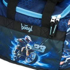 Grooters BAAGL Dětská sportovní taška Motorka