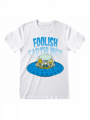 Tričko The Simpsons - Foolish Earthlings (velikost XXL)