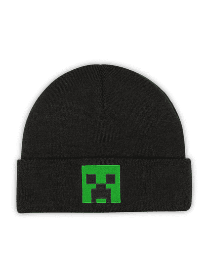 Čepice Minecraft - Creeper Embroidered Beanie