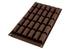 Silikomart Silikonová forma na čokoládu Mini Buche 30x14ml -