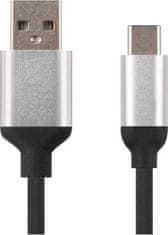 Emos Nabíjecí a datový kabel USB-A 2.0 / USB-C 2.0, 1 m, černý