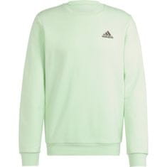 Adidas Mikina bledě zelená 170 - 175 cm/M Essentials Fleece