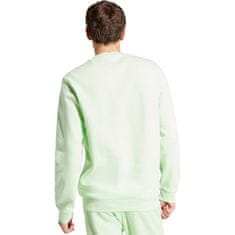 Adidas Mikina bledě zelená 170 - 175 cm/M Essentials Fleece