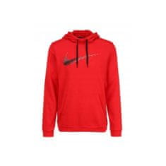 Nike Mikina červená 183 - 187 cm/L Dry Hoodie Swoosh