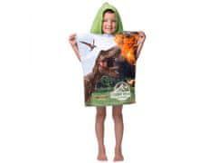 sarcia.eu Jurassic World Dětský ručník, pončo s kapucí pro chlapce 50x115 cm OEKO-TEX 