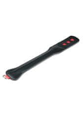 Easytoys Důtky-Long Leather Paddle With Heart