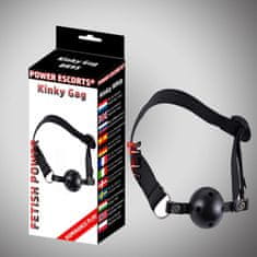 Easytoys Kinky Roubík Černý Kuličkový Roubík