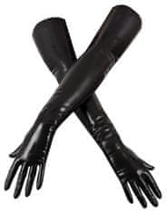 Late X Latexové Rukavice Dlouhé Černé Unisex Bdsm Sex