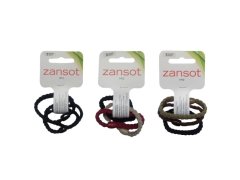 ZANSOT 3x Zansot Pletené elastické gumičky do vlasů 3 ks