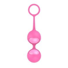 PRETTY LOVE Kuličky-Funballs Allison-Duo Kegel Balls Slicone Pink