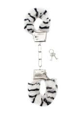 Easytoys Erotická Pouta S Kožíškem Bdsm Bondage Zebra