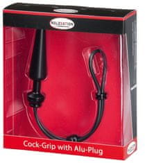 Malesation Malesation Cock-Grip S Alu-Plug Středně Černý