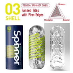 Tenga Masturbátor Spirála. Silné Pocity A Stimulace. Tenga Spinner 003 Shell.