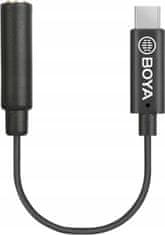 Boya Adaptér Redukce na Mikrofon Mini Jack 3.5mm na USB TYPE-C USB-C USB C Boya