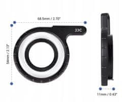 JJC Kroužek Makro Světlo s Lampa Záblesk Olympus TG-7 TG-6 TG-5 TG-4 TG-3 TG-2