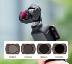 K&F Concept Sada šedých filtrů ND / PL 4v1 ND8 ND16 ND32 ND64 pro DJI OSMO POCKET 3