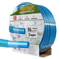 Procraft Zahradní hadice PR-3KGH1350 3 vrstvy, 1/2&quot; 50m