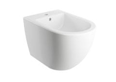 Omnires OTTAWA závěsný bidet 54x36,5cm, matná bílá OTTAWACMBIBM - Omnires